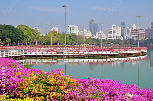 Benjakitti Park in Bangkok, Thailand