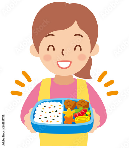 お弁当とお母さん