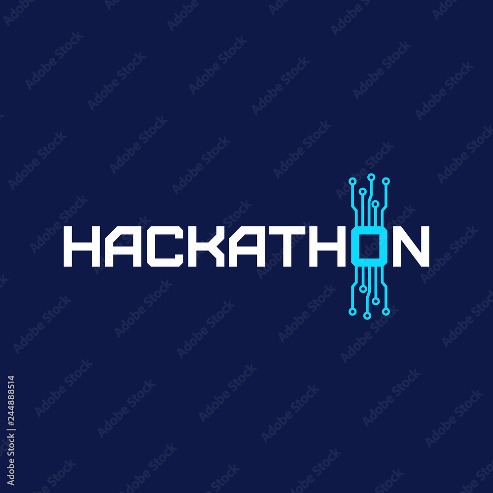 Hackathon Logo Vector Stock Vector Adobe Stock