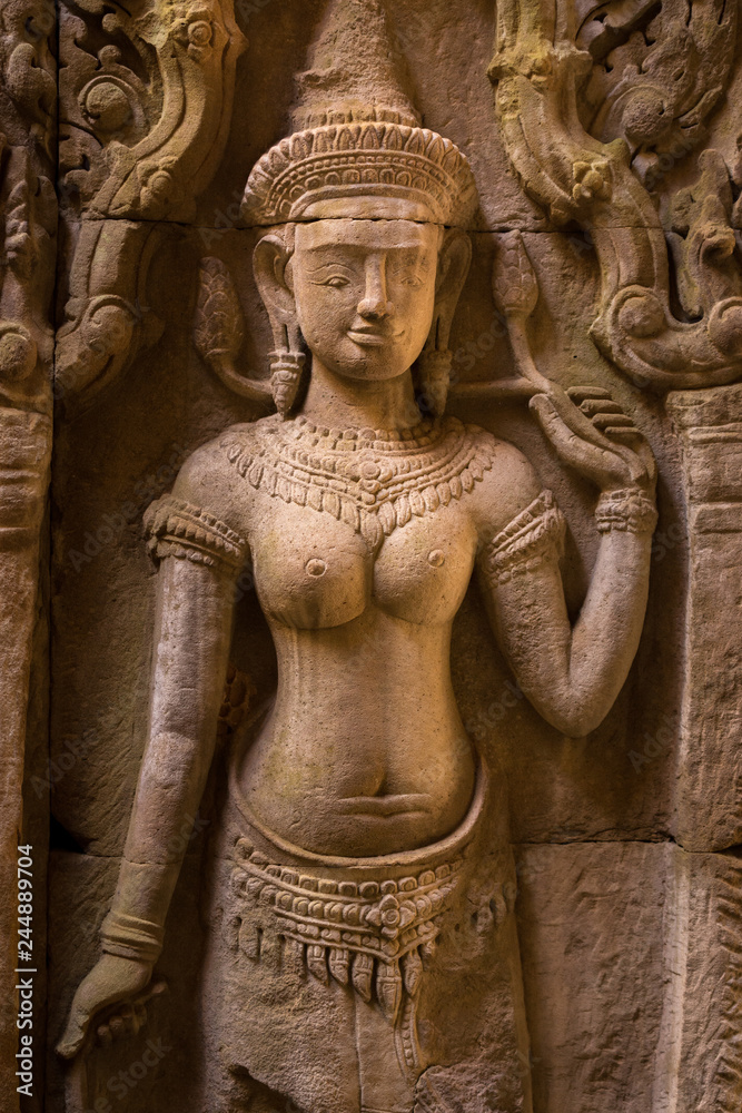 Apsara in Angkor Thom Apsara in Angkor Thom