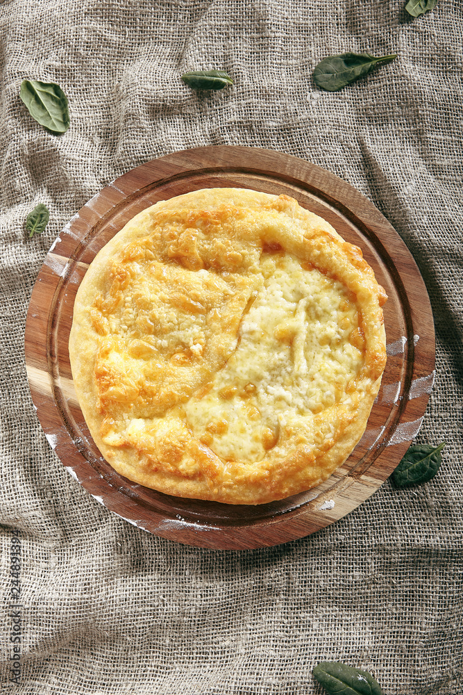 Megrelian Khachapuri with Melted Burnt Cheese Megrelian Khachapuri with Melted Burnt Cheese