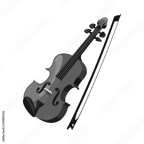 Vector illustration of music and tune logo. Collection of music and tool stock symbol for web.