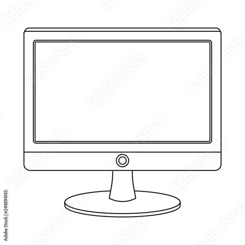 Vector design of laptop and device icon. Collection of laptop and server vector icon for stock.
