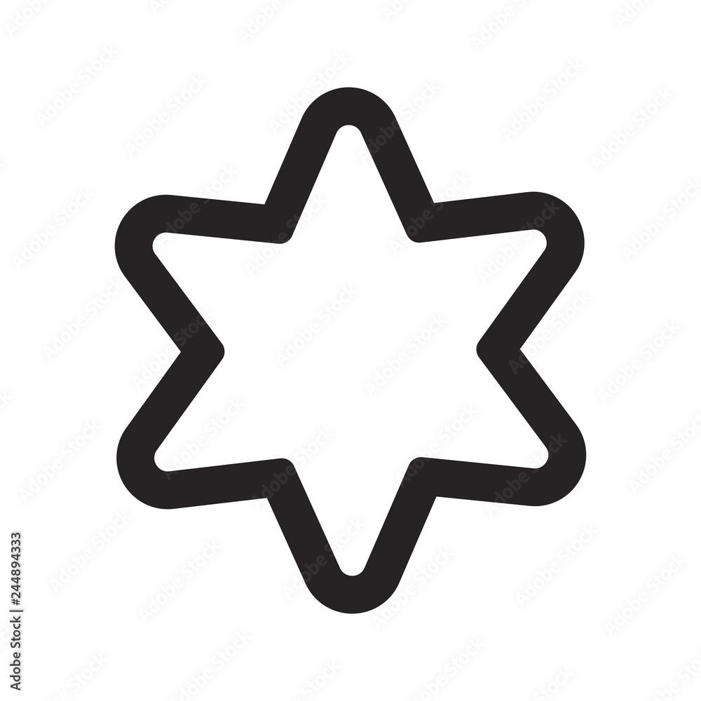Star vector icon Star vector icon