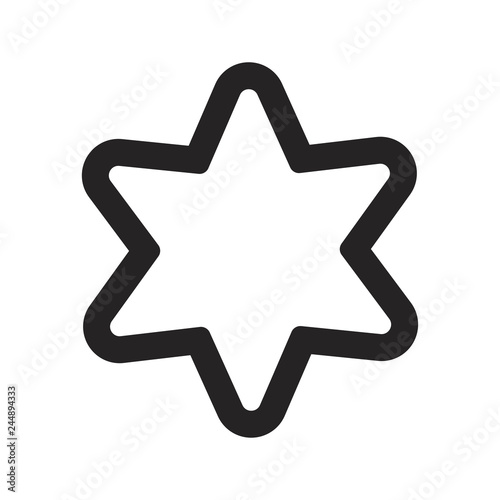 Star vector icon