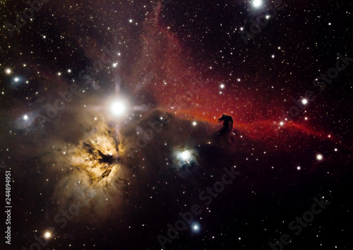 Obraz na plátne The Horsehead and Flame Nebula