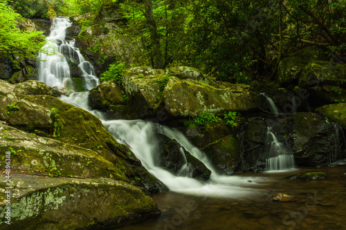 Fototapeta Naklejka Na Ścianę i Meble -  Spruce Flats Falls, Great Smoky Mountains National Park, Tennessee, United States