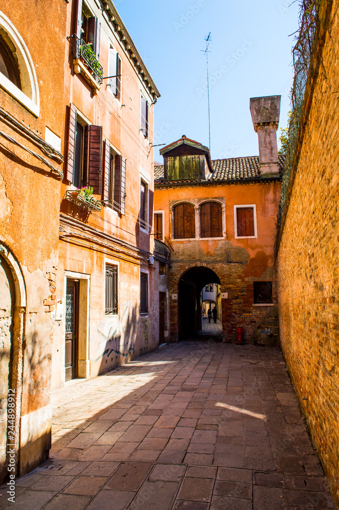 Fototapeta premium Streets of Venice, Italy