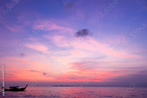 World Environment Day Concept: Sky at Sunrise Sunset