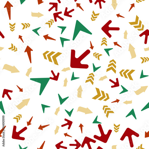 Different arrows Seamless vector EPS 10 pattern