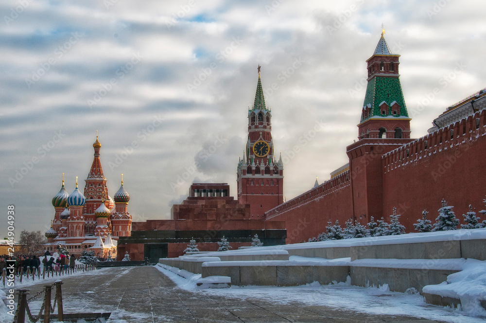 Fototapeta premium Red square, Kremlin