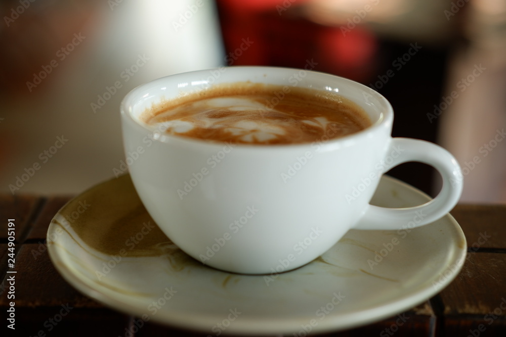 hot coffee latte