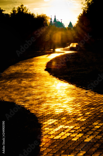 Yellow brick road