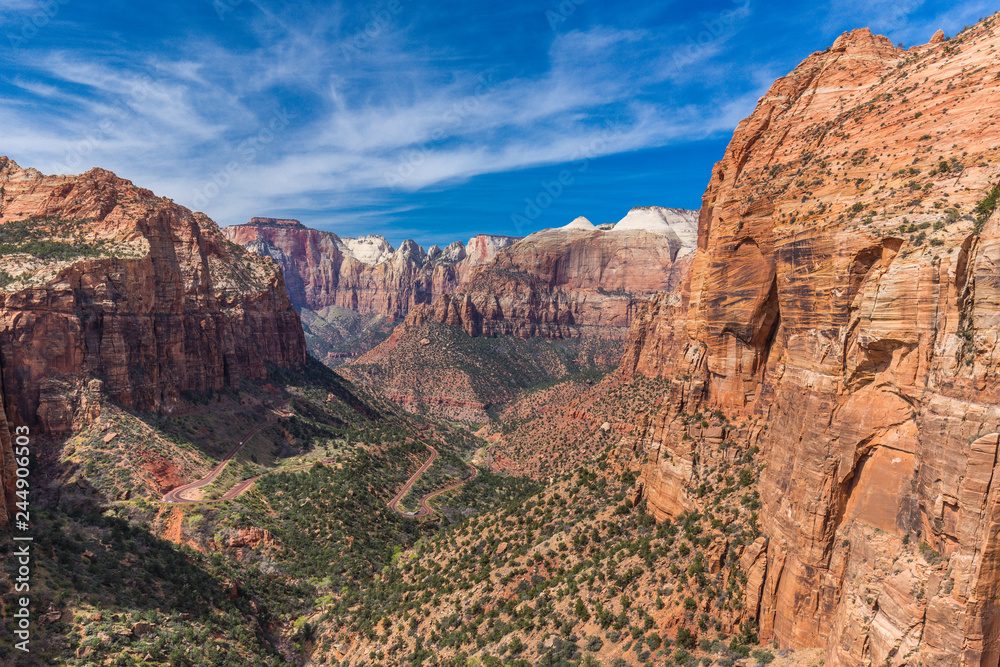 Canyon Overlook Trail, Zion National Park, Utah, United States