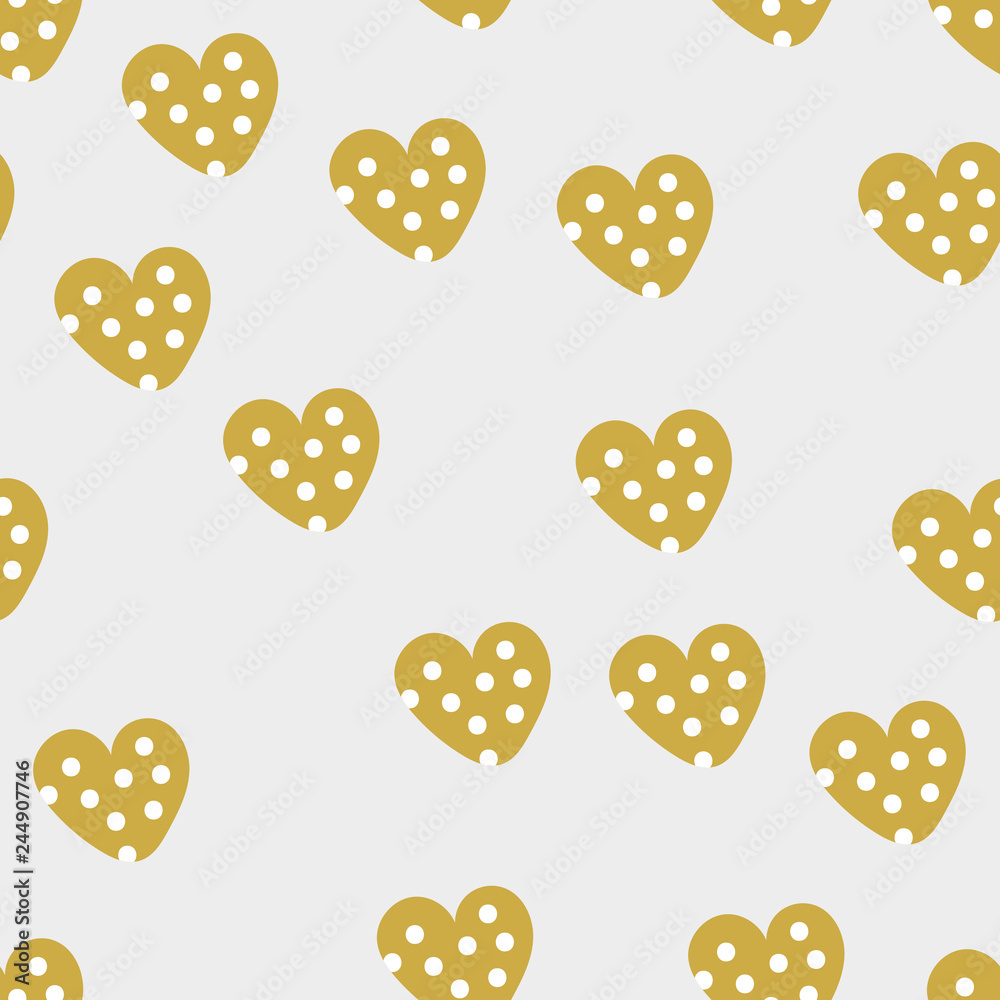 Seamless pattern with Valentine s Day elements. Vector Seamless pattern with Valentine s Day elements. Vector