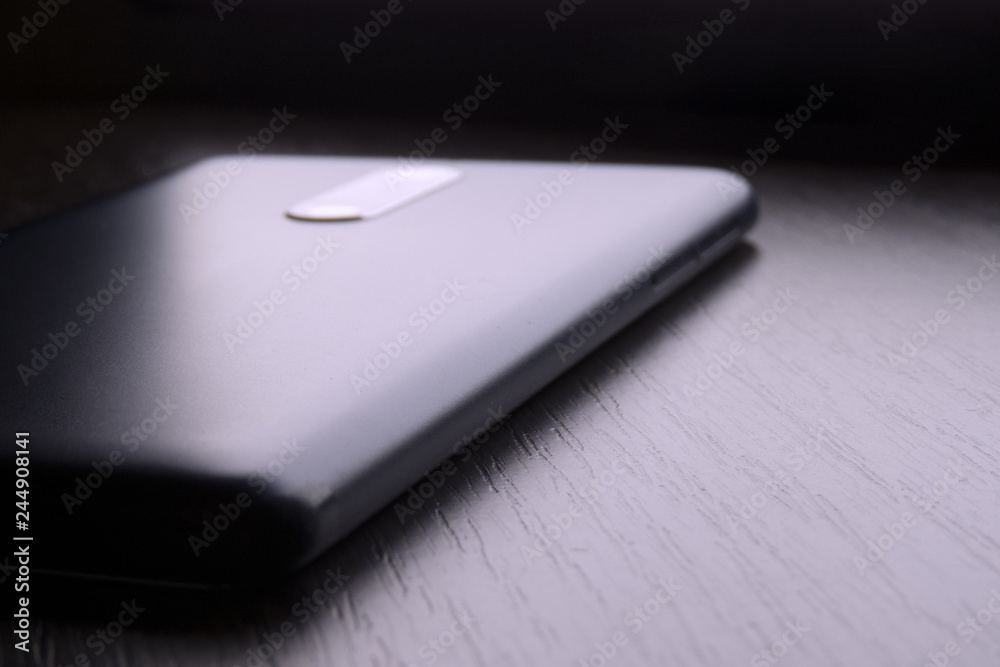phone on wooden table background phone on wooden table background