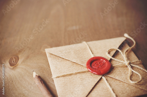 Love Letter and pencil photo