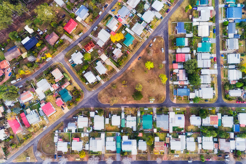 Photography D Warrag town roofs top down