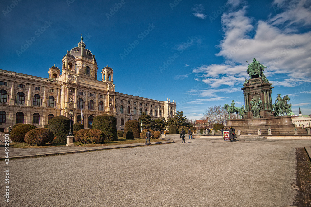 exterior of the museum of Natural History of Vienna