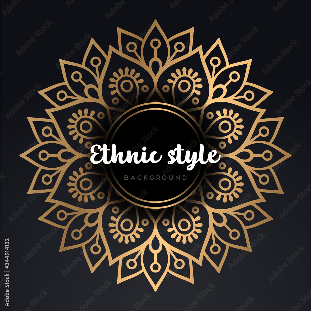 Vector indian Mandala Vector indian Mandala