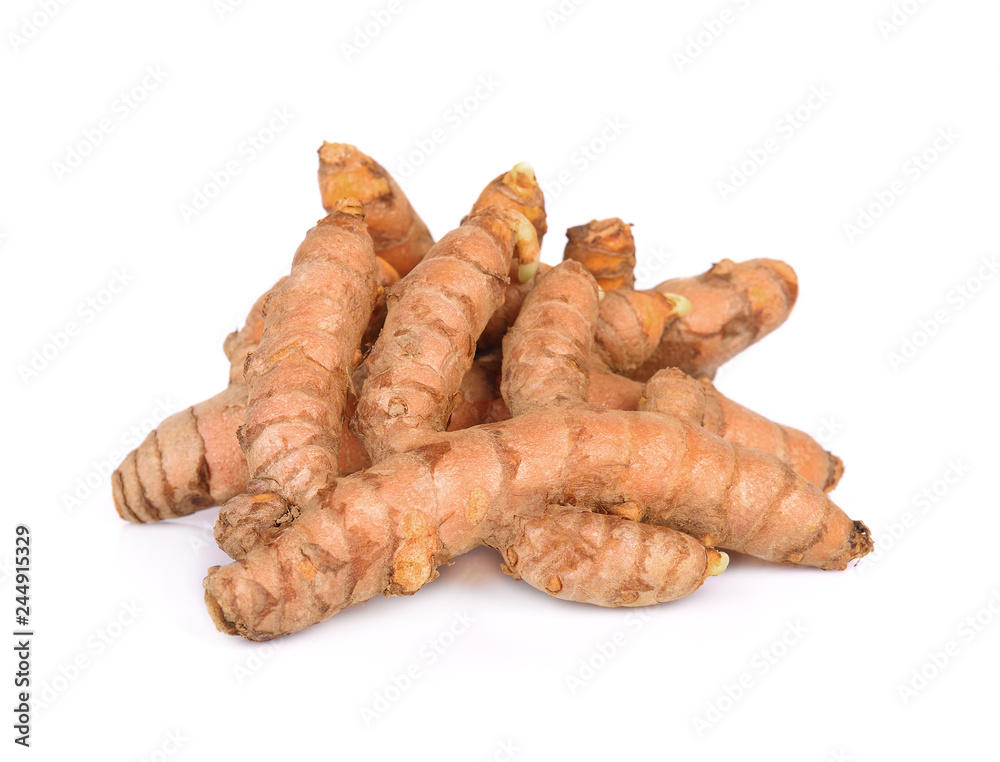 turmeric isolated on white background. turmeric isolated on white background.