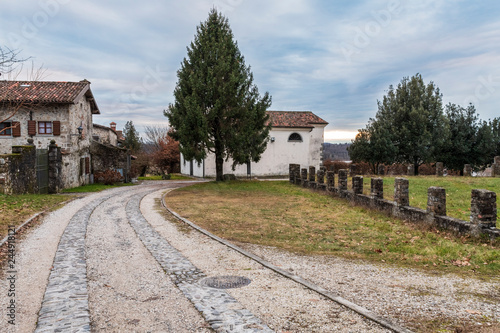 Castle of Cassacco in winter