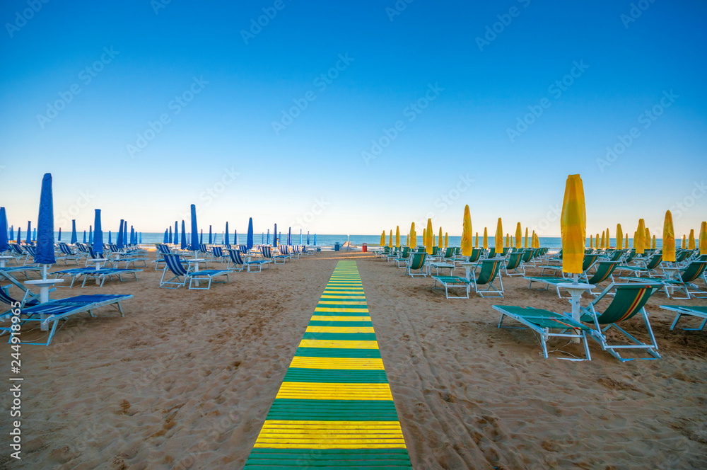 Lido di Jesolo beach, Italy