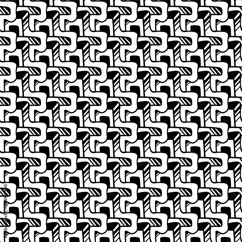 Abstract seamless pattern black and white Abstract seamless pattern black and white