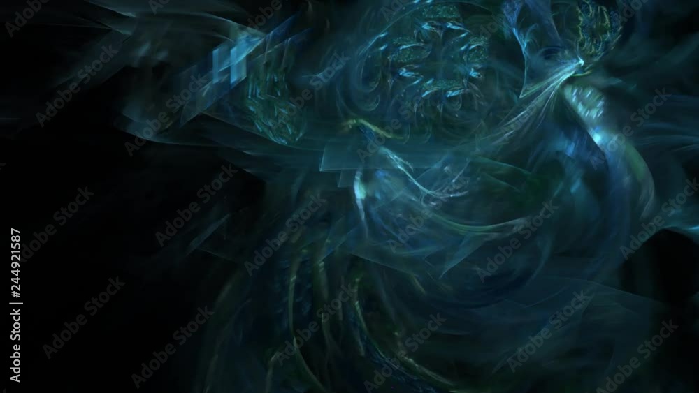 Abstract fractal forms morph and oscillate (Loop) Abstract fractal forms morph and oscillate (Loop)