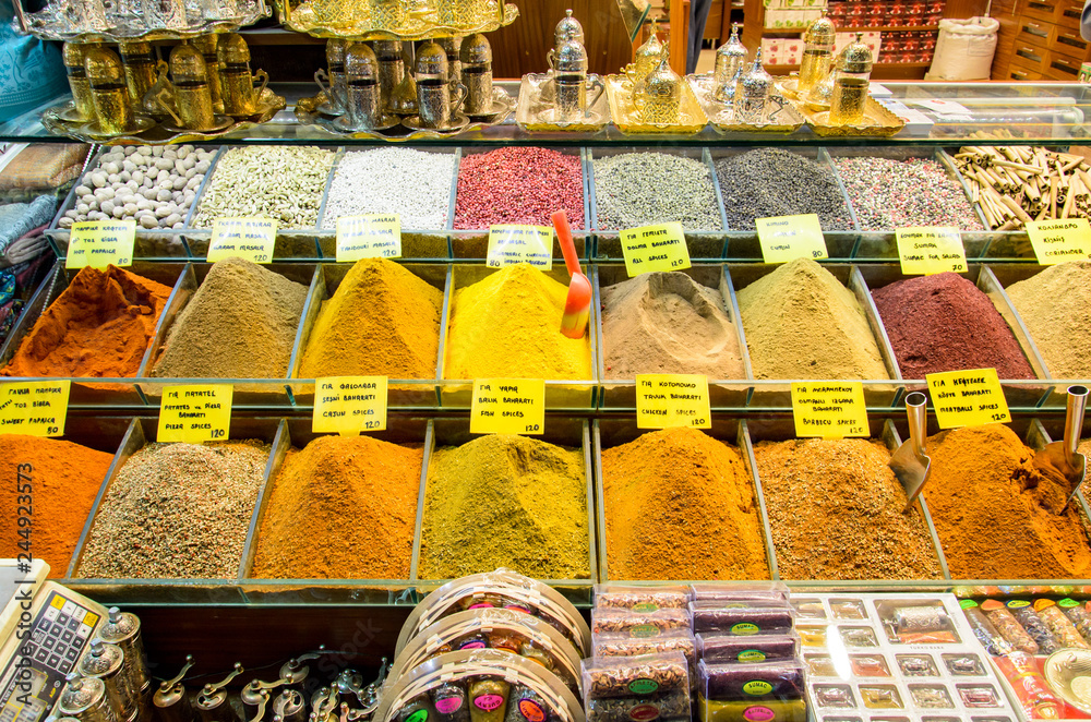 Great variety of spices
