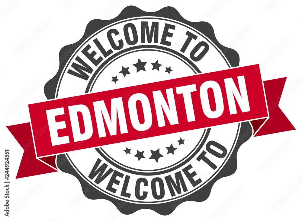 Edmonton round ribbon seal
