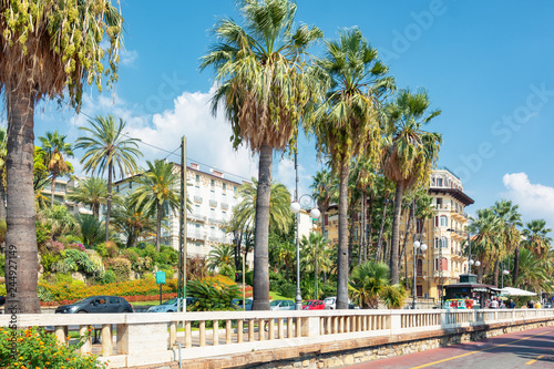 Quay in the city of San Remo