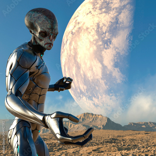 Fényképezés big boss grey alien