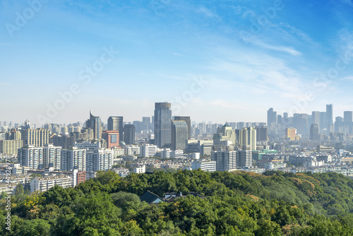 Modern City Panorama in Hangzhou  China