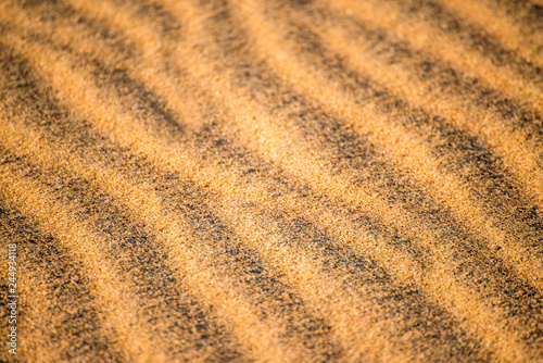 Sand of a beach with patterns