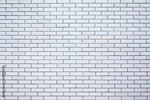 Texture background of white brick wall