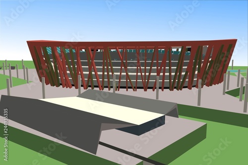 Vector Olympic Stadium