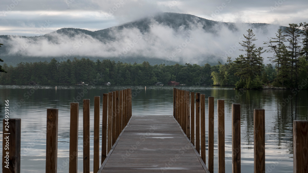Naklejka premium George Lake New York