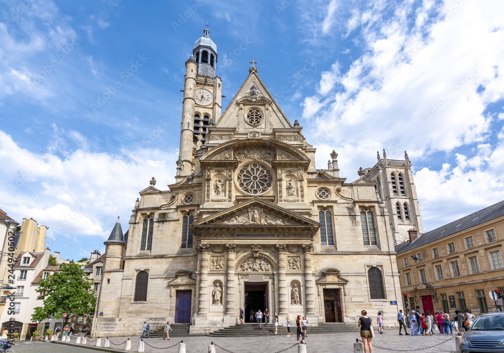 Saint-Etienne-du-Mont church in Paris, Paris