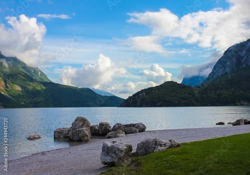 lake in the mountains