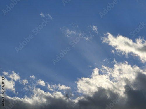 輝く空