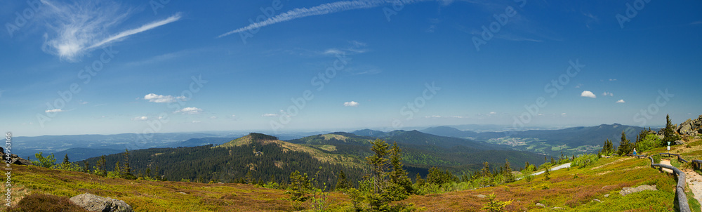 Wanderweg mit Aussicht ins Tal