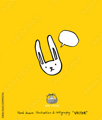 부활절 / 손으로 그린 부활절 일러스트