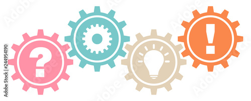4 Gears Question, Work, Idea & Answer Retro