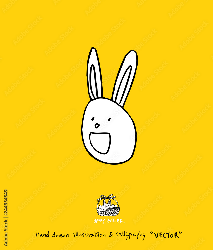 Obraz premium 부활절 / 손으로 그린 부활절 일러스트
