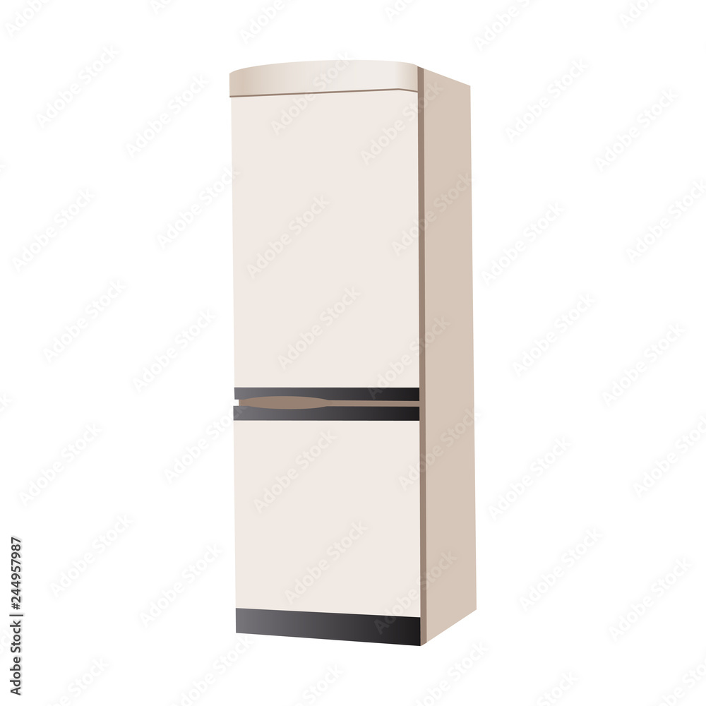 Fridge. Realistic fridge. Element of home appliances for mobile concepts and web applications. vector illustration. Fridge. Realistic fridge. Element of home appliances for mobile concepts and web applications. vector illustration.