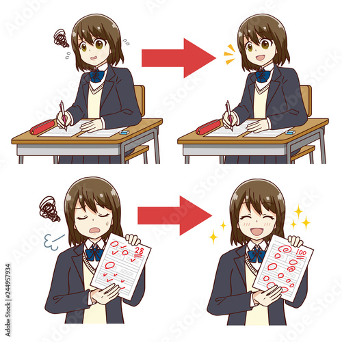 アニメ3男子~2人