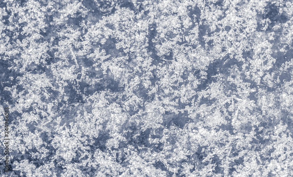 Obraz premium texture of blue ice snow for mockup or background