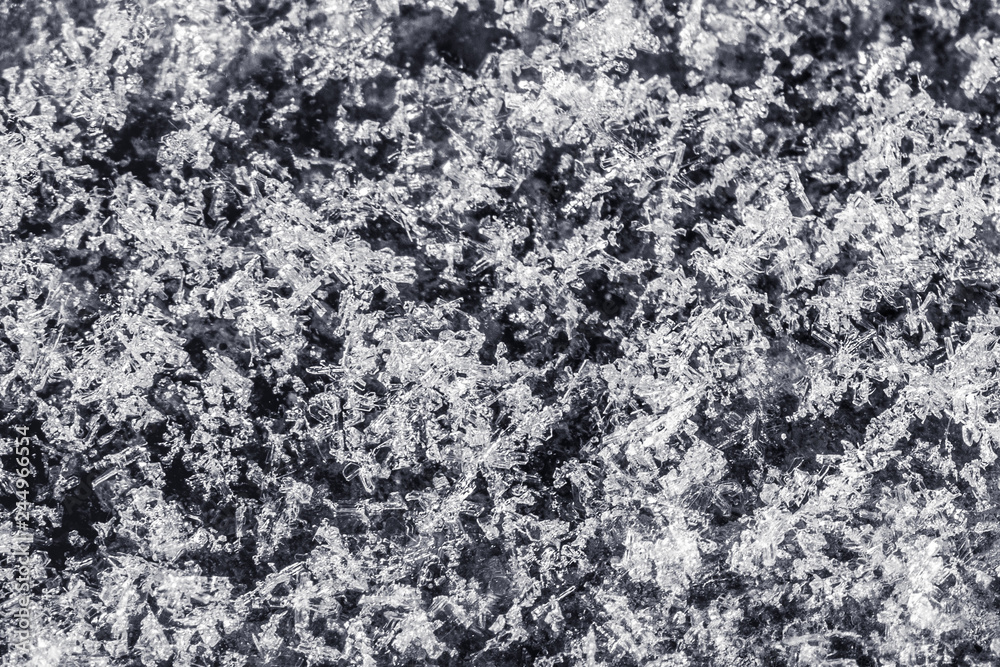 isolated texture of ice snow for mockup or background