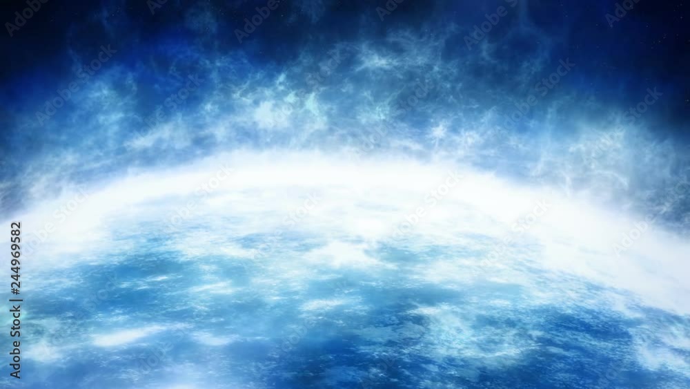 Electrical Storm Over Planet Surface Electrical Storm Over Planet Surface